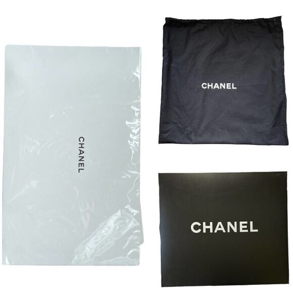 Chanel Easy Shopping Quilted Lambskin Handbag Blue - Picture 10 of 16